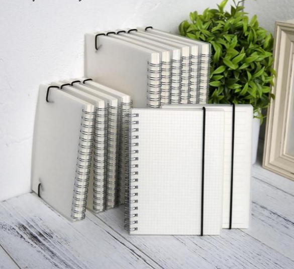 Plastic Cover Bound Spiral Coil Notebook - The General Ecommerce Store
