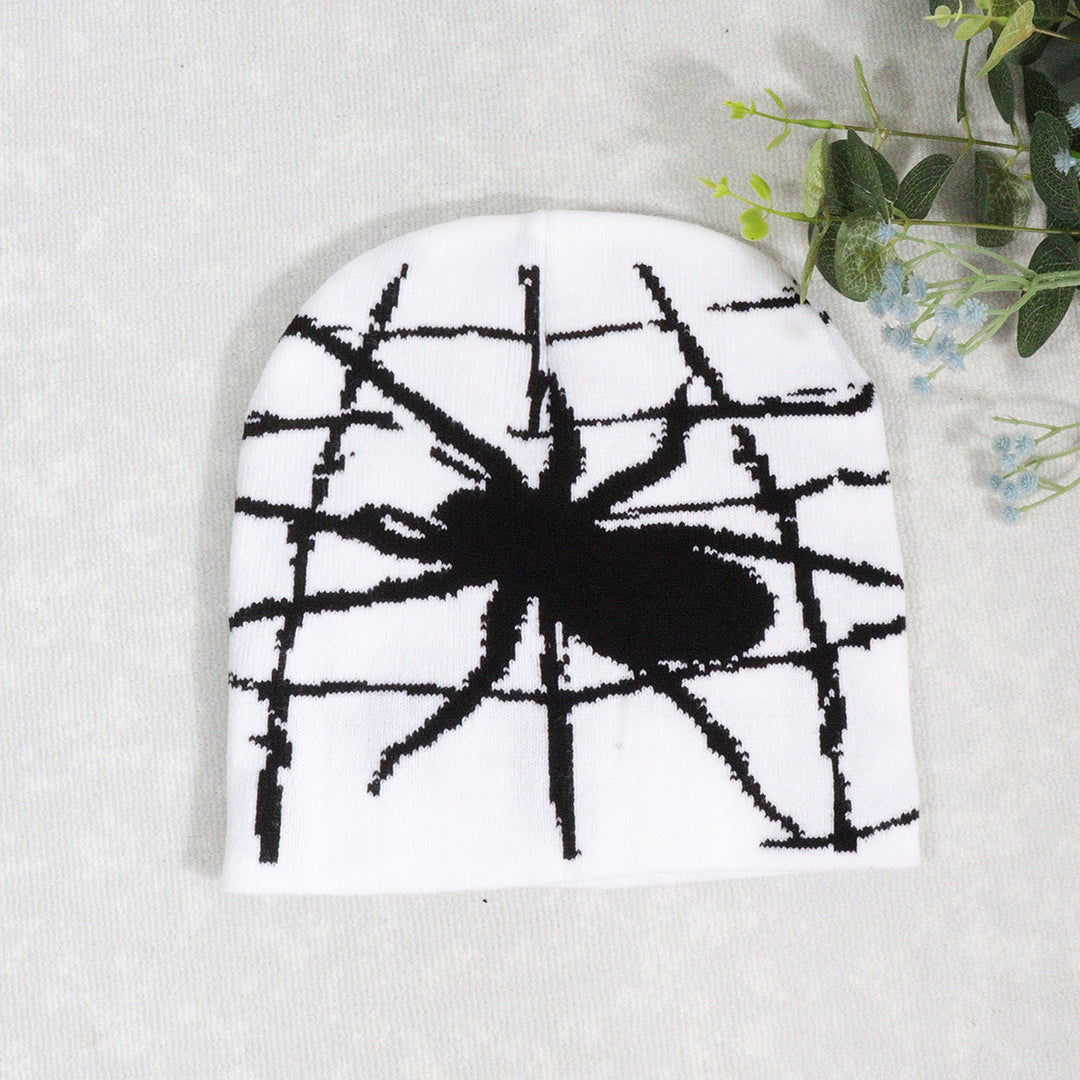 Spider Web Y2g Trendy Pullover Knitted Hat