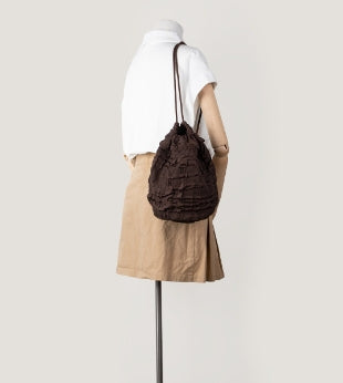 New Fashion Korean Style Pleated Casual Nylon Backpack