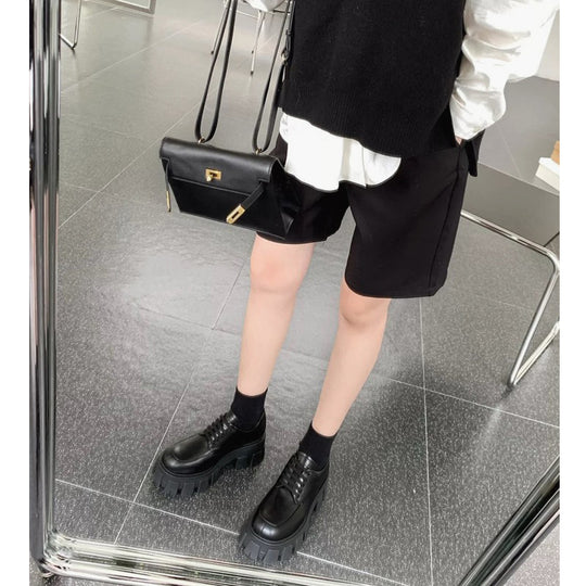 Sweet Cool Platform Shoes Autumn And Winter New Small Leather Shoes - The General Ecommerce Store