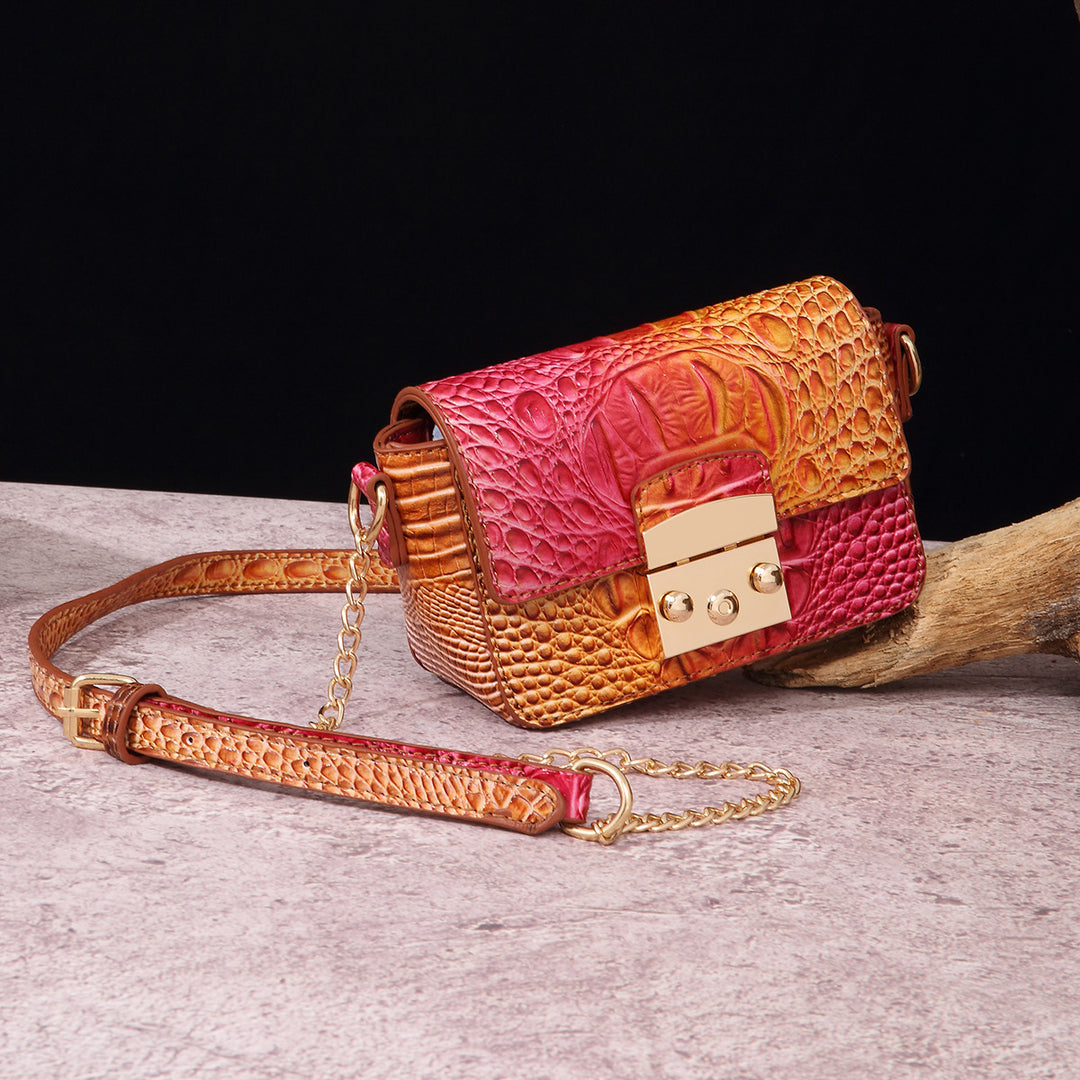 Crossbody One Shoulder Retro Women's Bag Multi-color - The General Ecommerce Store