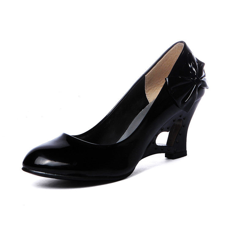 Summer High Heel Low-cut Bow Women's High Heels - The General Ecommerce Store