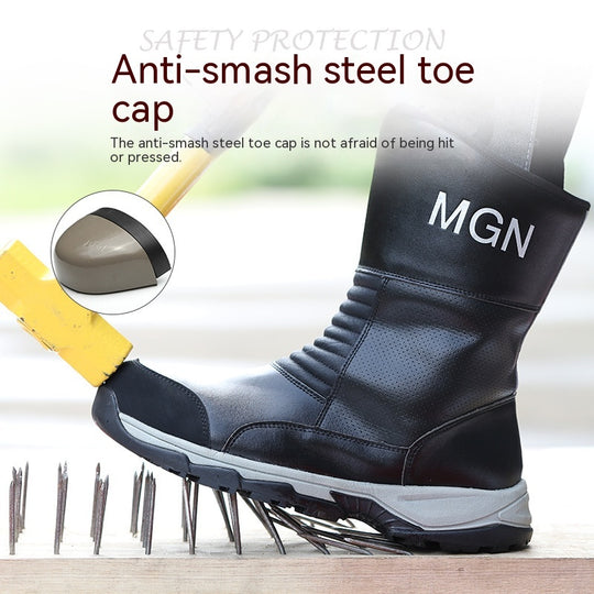 Plus Size Labor Protection Shoes Anti-smashing And Anti-stab Safety Shoes - The General Ecommerce Store