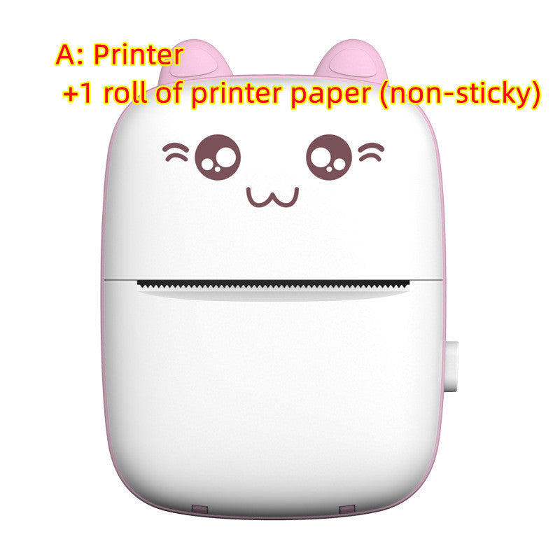 Mini Printer Portable Mini Bluetooth WiFi New Wrong Printer Mobile Phone Photo Title Note Hot Print Pocket Student Error Label Printer - The General Ecommerce Store