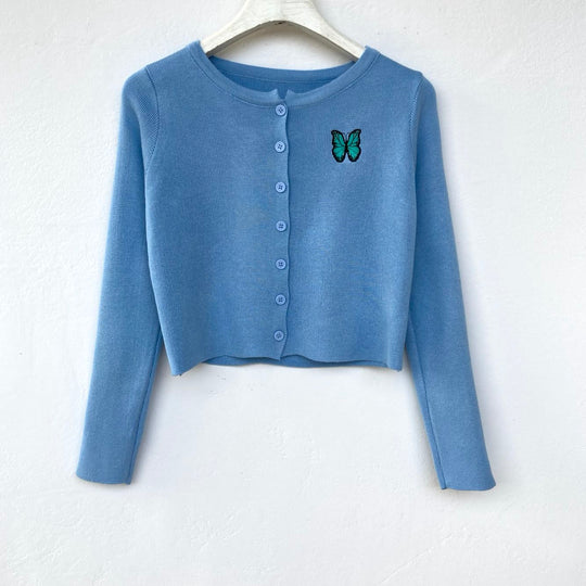 Girl Loose Lazy College Style Cardigan Coat