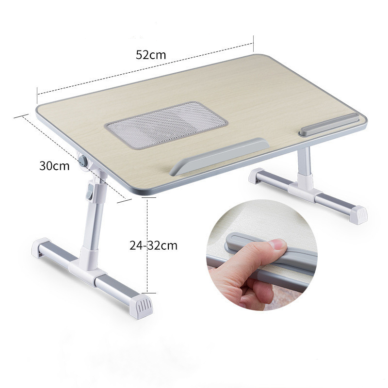 Adjustable Laptop Desk Stand Foldable Notebook Laptop Bed Table Can be Lifted Standing - The General Ecommerce Store