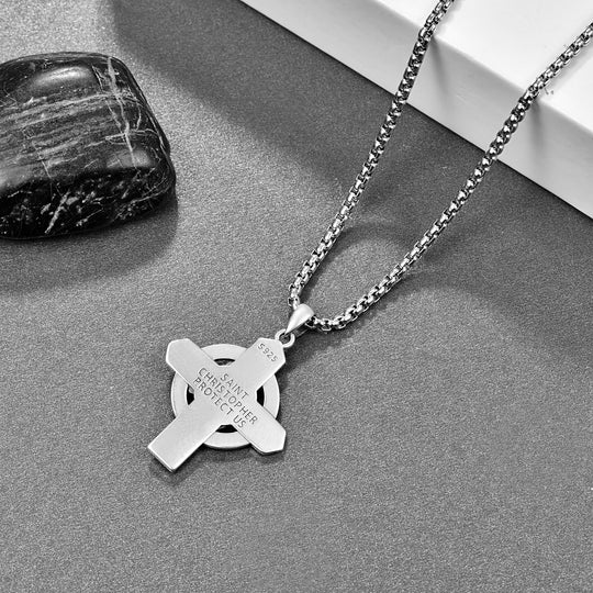 925 Silver St. Christopher Pendant - Protection for Life's Journeys