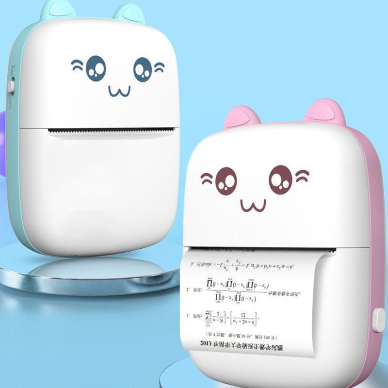 Mini Printer Portable Mini Bluetooth WiFi New Wrong Printer Mobile Phone Photo Title Note Hot Print Pocket Student Error Label Printer - The General Ecommerce Store