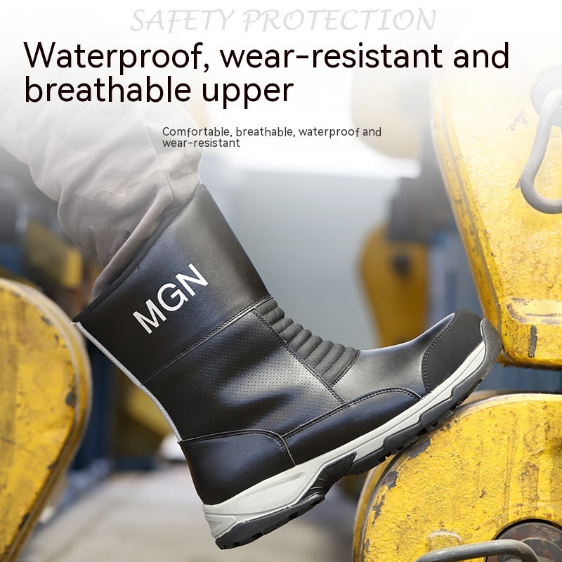 Plus Size Labor Protection Shoes Anti-smashing And Anti-stab Safety Shoes - The General Ecommerce Store