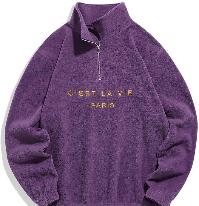 Men Fashion Brands American Retro Minority Autumn And Winter Loose Zipper Coat Sweatshirt