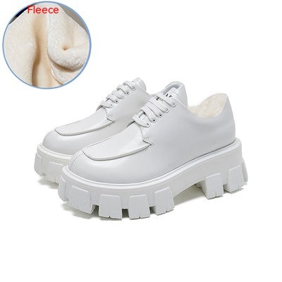 Sweet Cool Platform Shoes Autumn And Winter New Small Leather Shoes - The General Ecommerce Store
